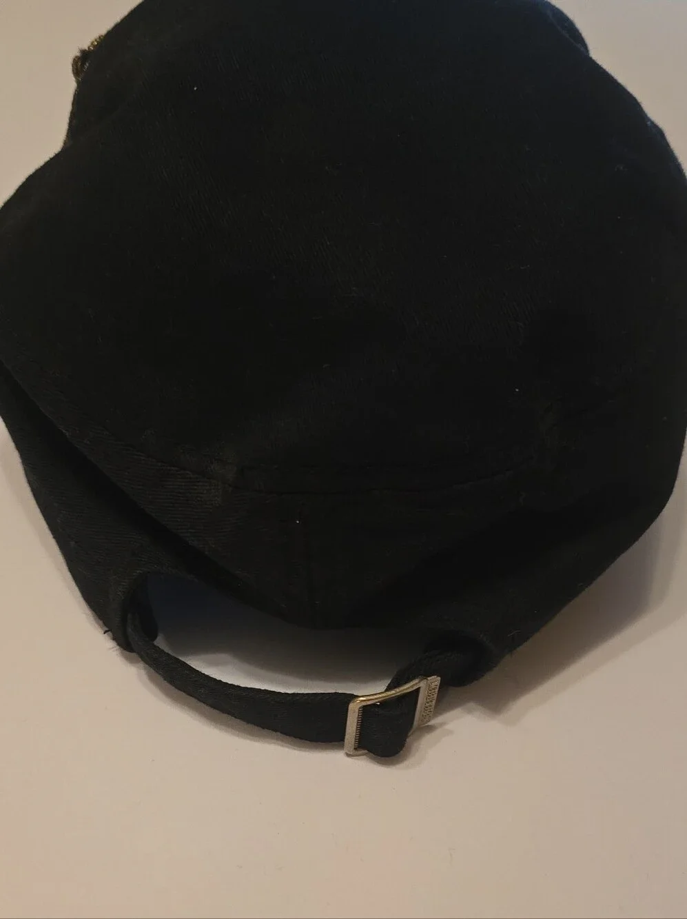 Women's Black Embellished Fluer De Lis  Hat Excellent Condition